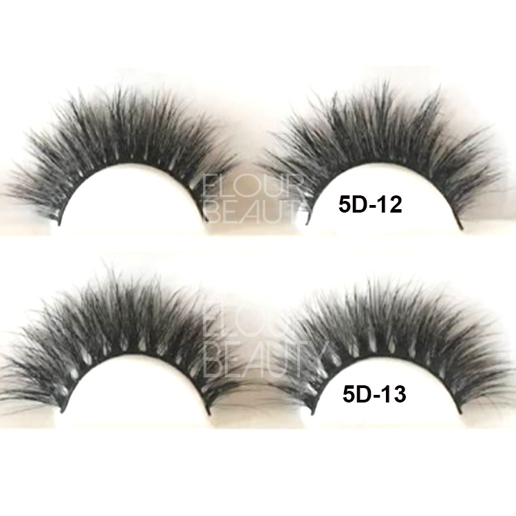 2018 the newest 5D mink fur eyelashes China factory wholesale EL62